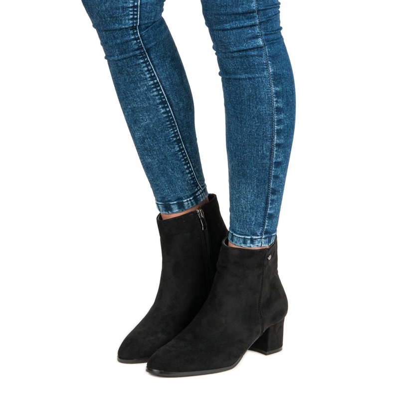 Filippo Chaussures en daim femme le noir 1