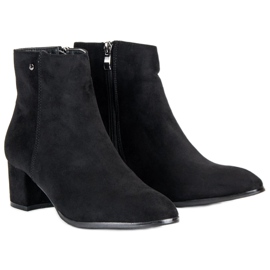 Filippo Chaussures en daim femme le noir 5