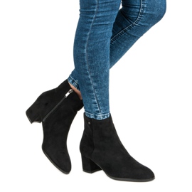 Filippo Chaussures en daim femme noir 2