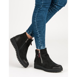 Bottes basses sur la fermeture éclair VINCEZA noir 2