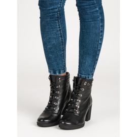 Talons hauts vinceza confortables noir 1