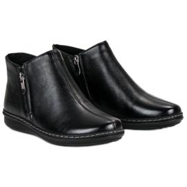 Filippo Bottines en cuir le noir 4