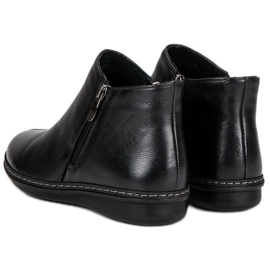 Filippo Bottines en cuir le noir 5