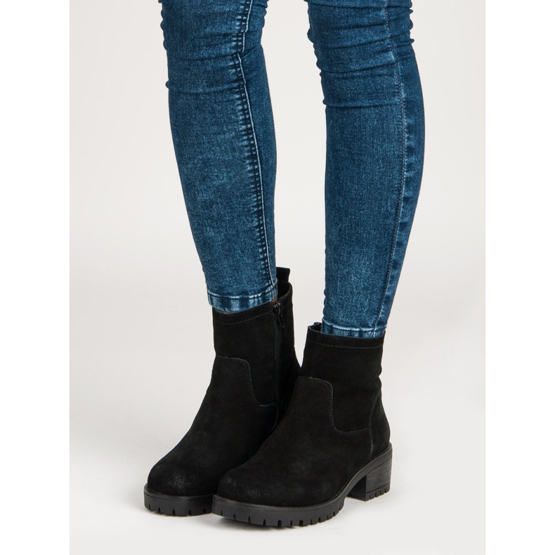 Filippo Bottines noires à talons le noir 1