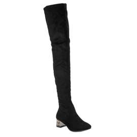 Seastar Mousquetaires en daim noir le noir 1