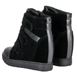 J. Star Baskets noires à scratch le noir 4