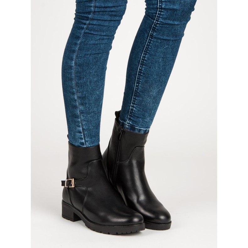 J. Star Bottes noires le noir 2 J. Star Bottes noires le noir 2