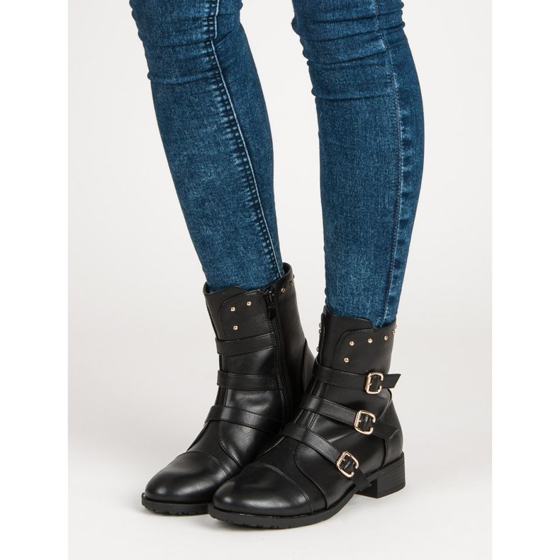 J. Star Bottes classiques pour femmes le noir 2
