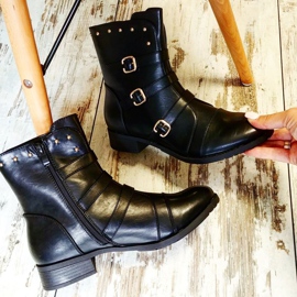 J. Star Bottes classiques pour femmes noir 1