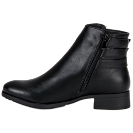 J. Star Bottes pour femmes à la mode le noir 2
