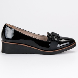 Ballerines laquées VINCEZA le noir 2