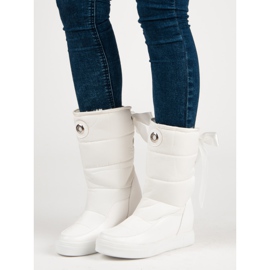 Seastar Bottes de neige blanches à la mode 1