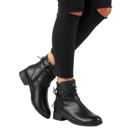 J. Star Bottes pour femmes avec une fixation le noir 2
