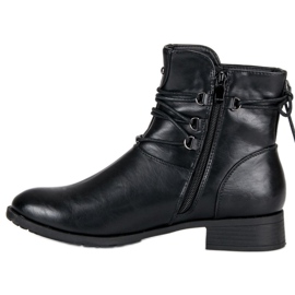 J. Star Bottes pour femmes avec une fixation le noir 3