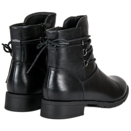 J. Star Bottes pour femmes avec une fixation le noir 4