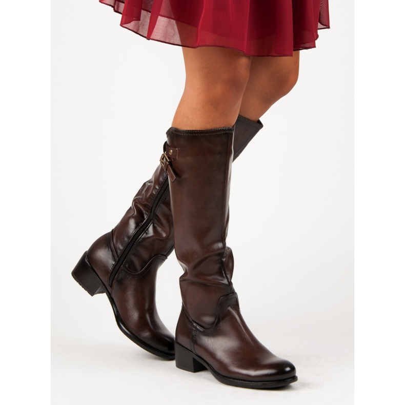 Bottes marron de VINCEZA brun 2 Bottes marron de VINCEZA brun 2