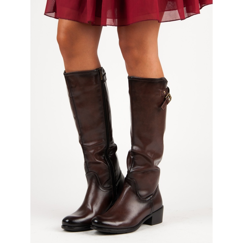 Bottes marron de VINCEZA brun 1 Bottes marron de VINCEZA brun 1