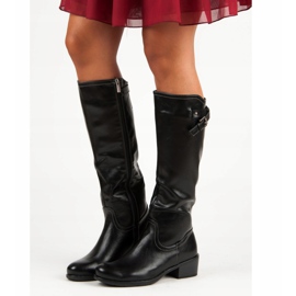 Bottines VINCEZA noires 1