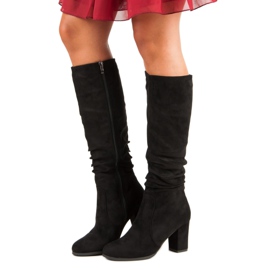 Bottes classiques pour femmes noir 1