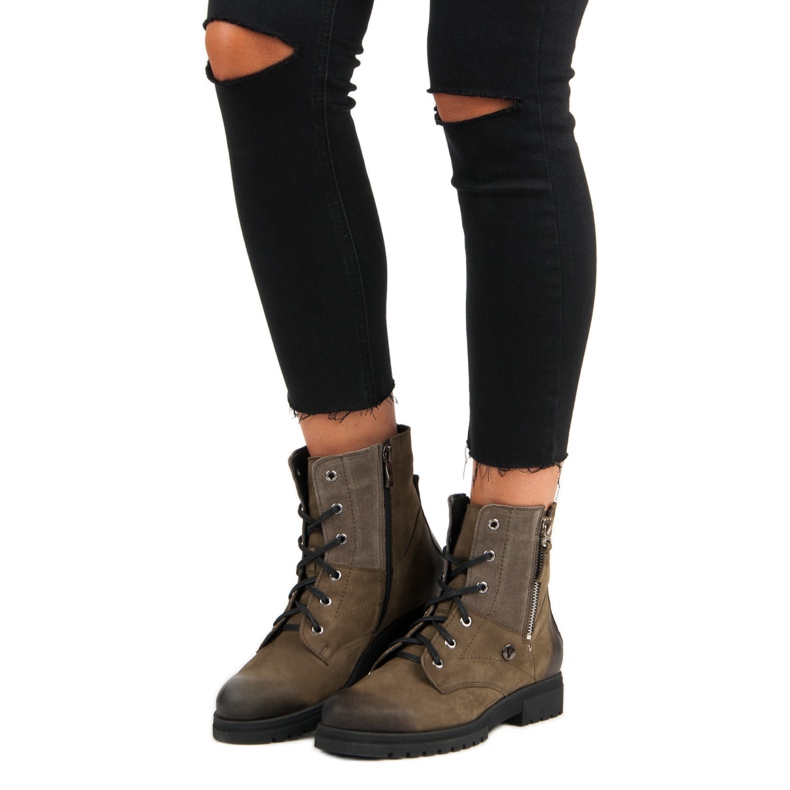 Ouvriers VINCEZA kaki élégants vert 2