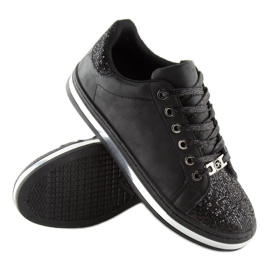Baskets noires pour femmes BK-81 Noir le noir 4