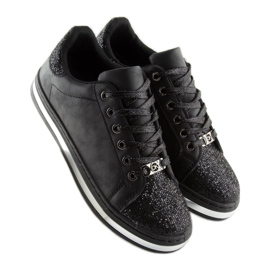 Baskets noires pour femmes BK-81 Noir le noir 2