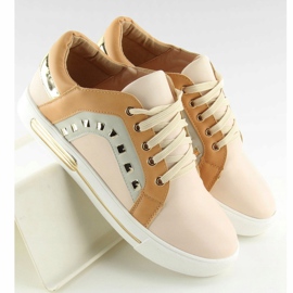 Baskets BH-115 Camel pour femme beige multicolore 1
