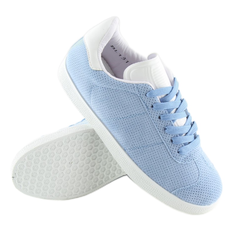 Baskets bleues pour femmes BL131P Bleu 1