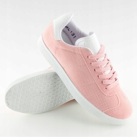 Baskets femme roses BL131P Rose 1