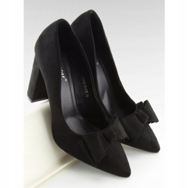 Escarpins sur le poteau noir SY42 Noir 1
