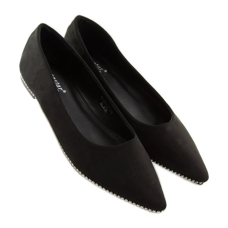 Ballerines femme noires YQ206 noir 2