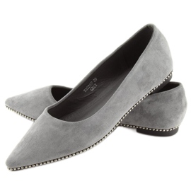 Ballerines grises pour femme YQ206 gris 1