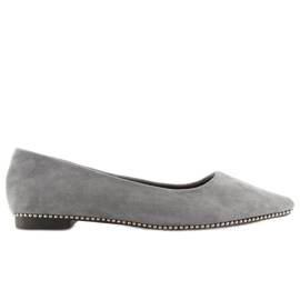 Ballerines grises pour femme YQ206 gris 2