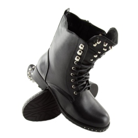 Bottes noires à clous NC252 noir 2