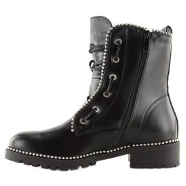 Bottes noires pour femmes travailleuses noires NC251 Noir le noir 2