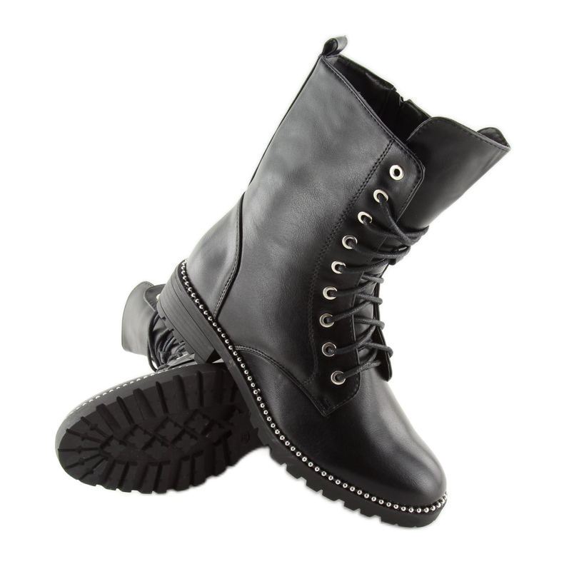 Bottes de travail noires pour femmes NC238 Noir le noir 2