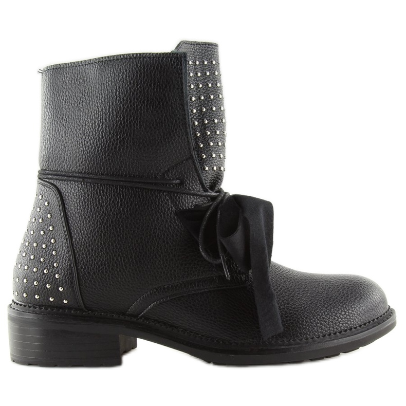 Travailleurs avec un arc noir en velours noir le noir 1