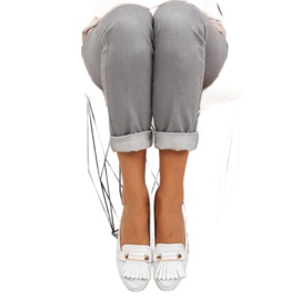 Mocassins Vintage 3052 Blanc blanche 1