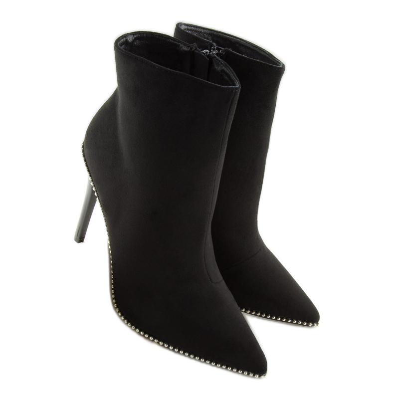 Bottes noires ZY153 noires sur une épingle 2