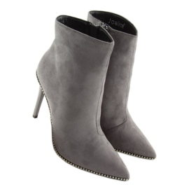 Gris ZY153 Bottes grises sur une épingle 3