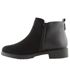 Bottines noires noires pour femmes NB225P Noir le noir 1