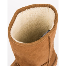 Bottes de neige en daim brun 6