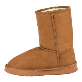 Bottes de neige en daim brun 3