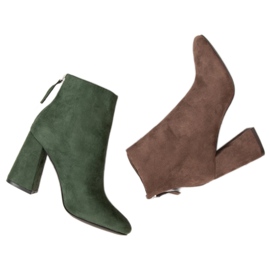 Corina Bottines en daim élégantes brun 8