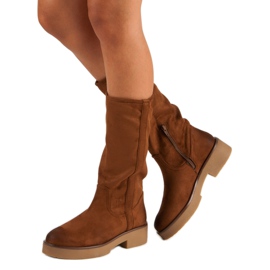 Corina Bottes en daim pour femmes brun 2