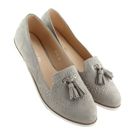 Mocassins Gris pour femme 22-05 Gris 1