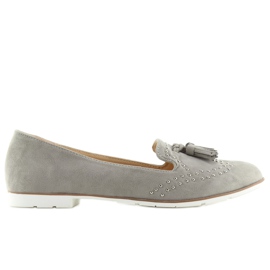 Mocassins Gris pour femme 22-05 Gris 2