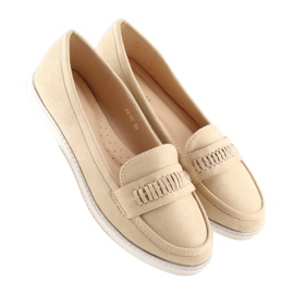 Mocassins femme beiges 22-07 Beige 2 Mocassins femme beiges 22-07 Beige 2