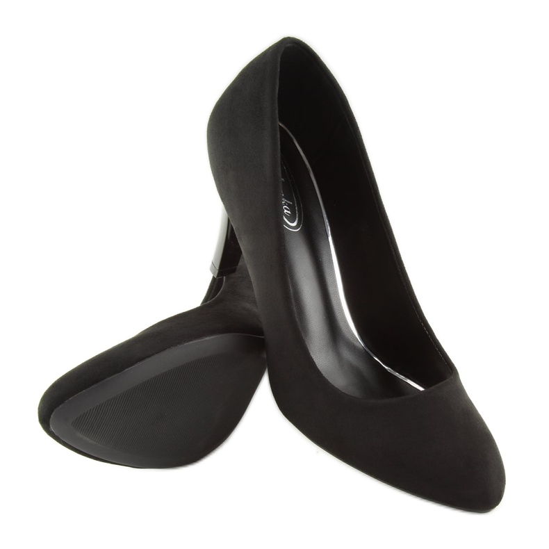 Escarpins bouts en amande noir B-41 Noir le noir 1