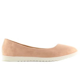 Ballerines femme rose lisse BH1236-BL Rose 2
